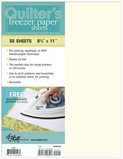 Quilters Freezer Paper Sheets